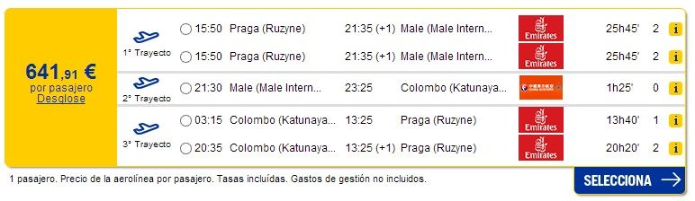 maldivas y srilanka